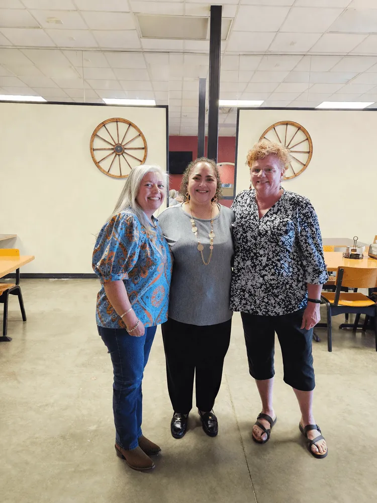 Debbie and Stella with Melissa in Temple, Texas