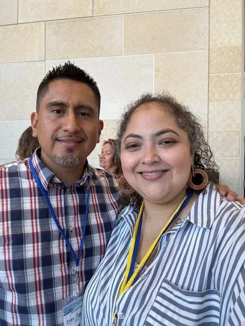 Melissa and Ivan at an event